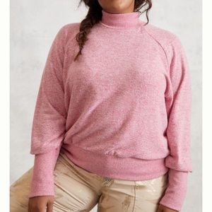 Anthropologie Maeve Laney Mock Neck Pullover